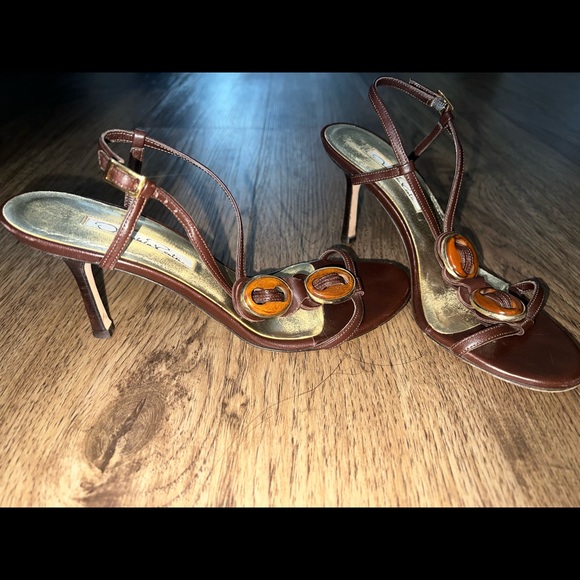 Vintage Oscar de la Renta high heels - Picture 3 of 4